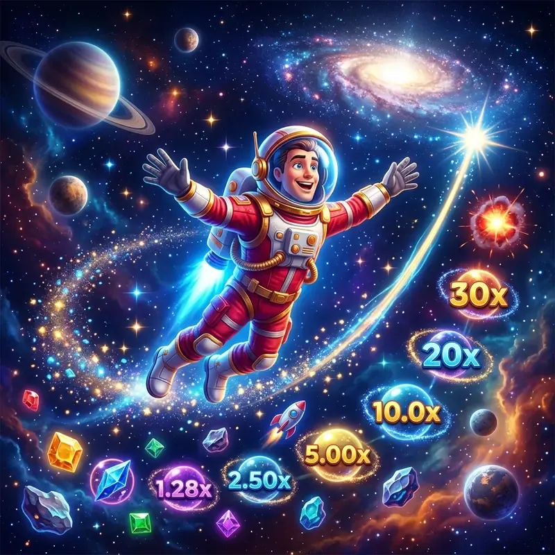 Spaceman demo, slot en spelen met