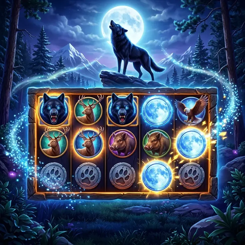 Black Wolf slot demo, bonus features