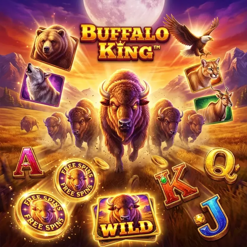 Buffalo King Megaways slot demo, review