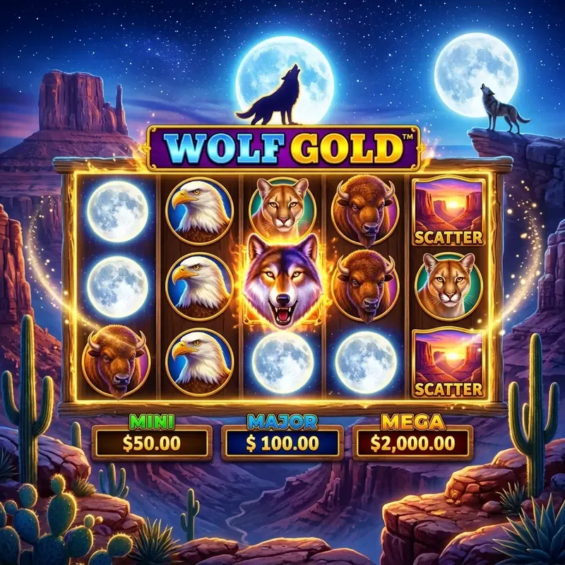 Wolf Gold slot demo en gratis spelen