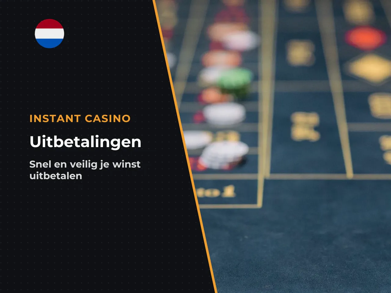 Betaalmethode, bankverwerking en opnamelimieten. De gekozen