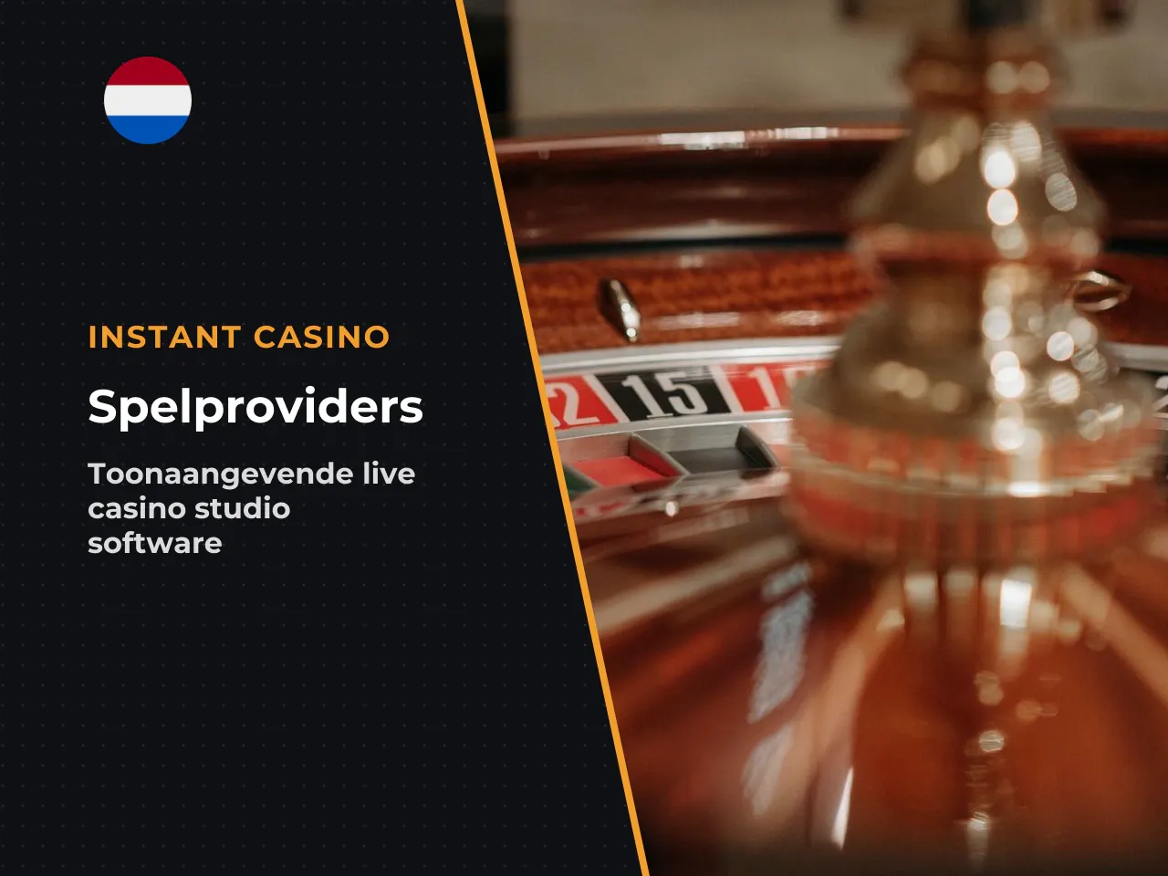 Providers Evolution Gaming en Playtech. Toonaangevende