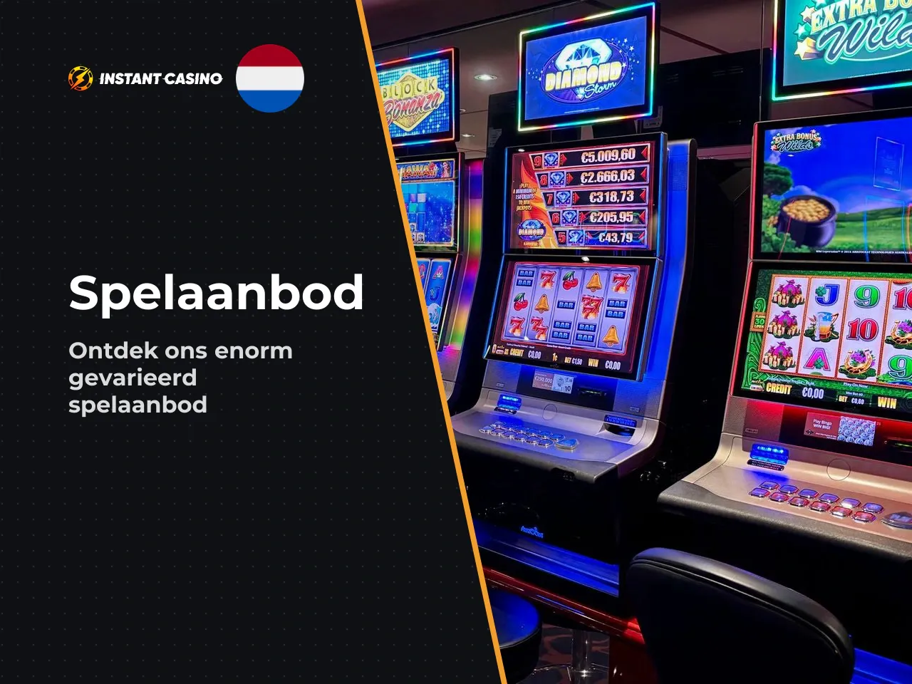 Instant Casino games en spelaanbod. Volgens