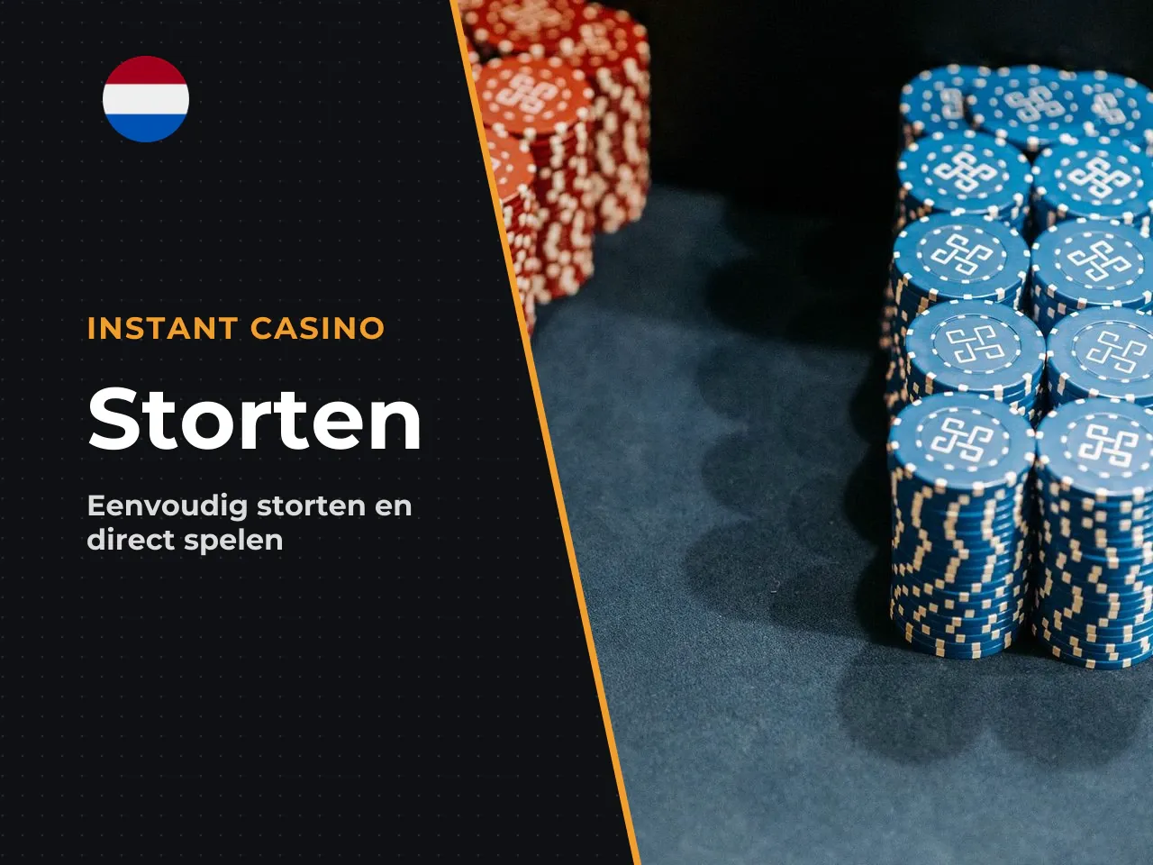 Stap 2 Storten, bonus claimen en