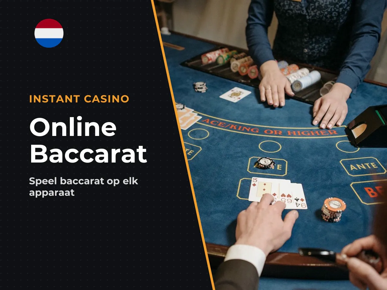 Online baccarat op mobiel of desktop