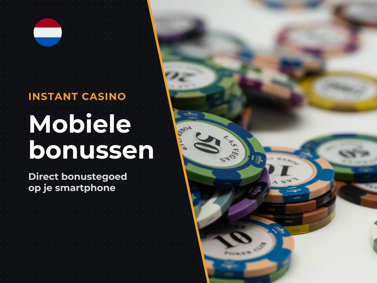 Welkomstbonus en doorlopende bonussen op mobiel